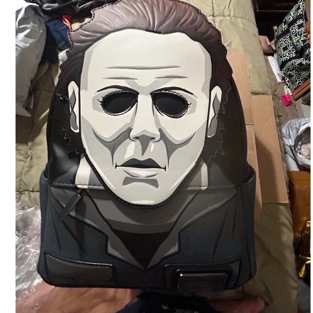 Loungefly Halloween Michael Myers Glow In The Dark Mini Backpack Mask House